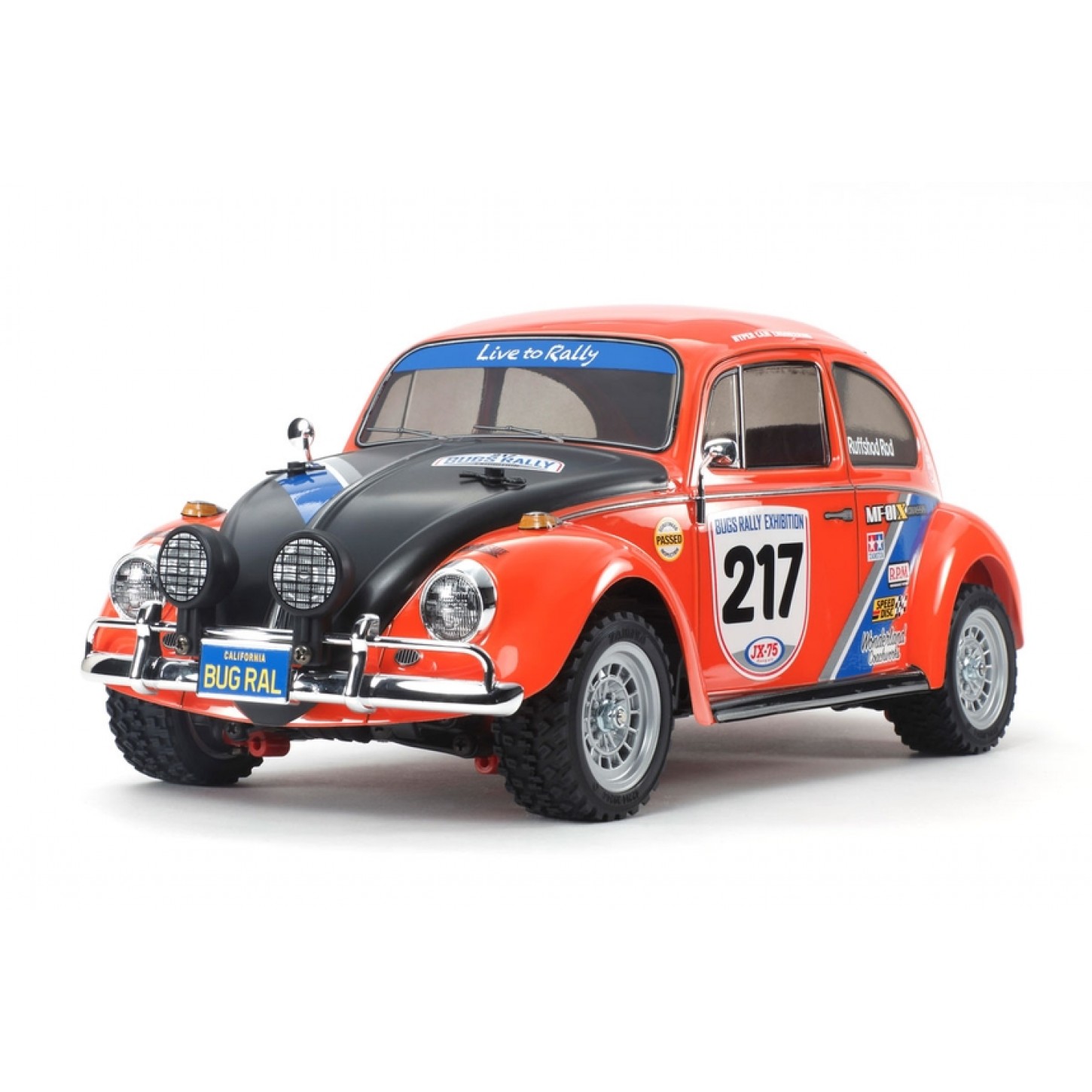 KIT PARA MONTAR AUTOMODELO TAMIYA MF-01 X VOLKSWAGEN BEETLE RALLY